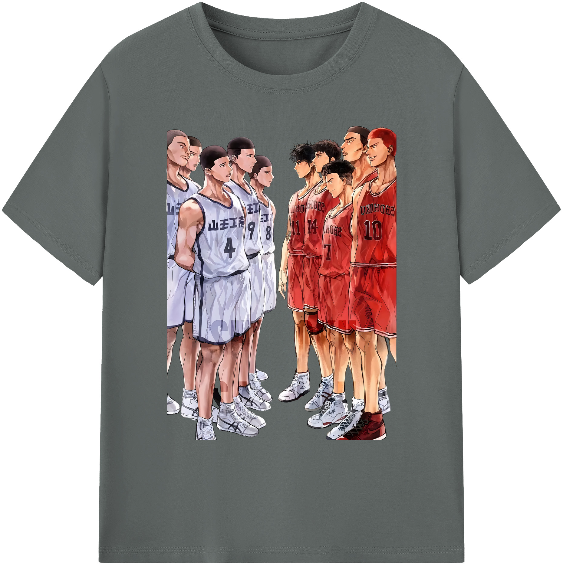 （画像用） SLAM DUNK／スラムダンク 綿100％ メンズ半袖Tシャツ｜肌触りやわらか＆通気性